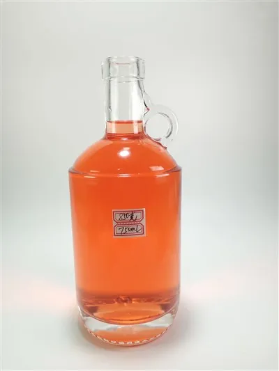 750 ml ümmargused viinalaaspudelid